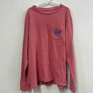 Vineyards Vines nantucket pink long sleeve T-shirt girls M